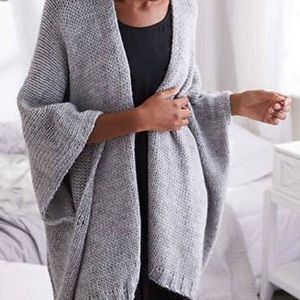 Oversized Sweater Poncho